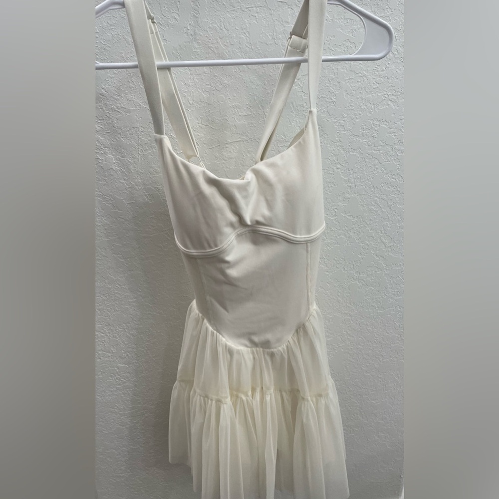 POPFLEX pirouette Cream Dress